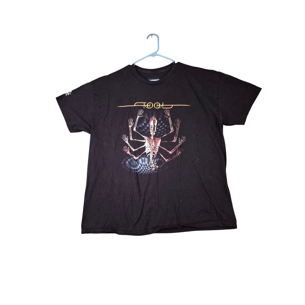 Tool Band T Shirt Mens Black Multi Armed Skeleton Graphic Los Angeles California